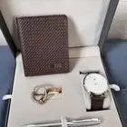 طقم محفظه ساعه قلم ميداليه