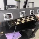 ليزر مسطره اربع عدسات اخو الجديد مع سلك طويل وستاند ولدات