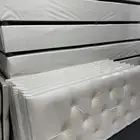 سرير جلد مع مرتبه