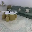 كنب سجاد طاولات استقبال  طاوله قهوه وخدمه للبيع
