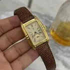 ساعة ايف سان لوران طلاء ذهب