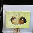 لوحات ورسومات فنيه مرسومه بيد فنان وملونه