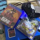 سوني 4 نضيف معه يده وخمس اشرطة واسلاكه موجوده كاملة