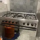 فرن غاز وكهرباء