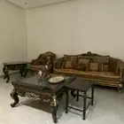 طقم كنب أمريكي نظيف استعمال بسيط