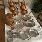 طقم اواني نحاس تركي