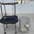قفص ببغاء واستاند