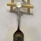 ملعقه صغيره مطليه فضة قديمه تراث للبيع