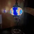 مصباح طاولة تركي من الفسيفساء الموزاييك