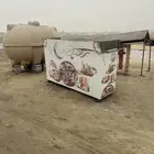 للبيع عربه حديد. مع مضله