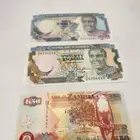 طقم عملات ورقيه زامبيا قديم تراث للبيع
