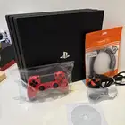 سوني 4 برو مهكر مع جميع ملحقاته فل العاب