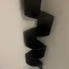 رف جداري زاوية لون اسود