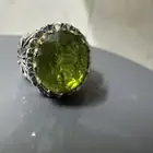 خاتم زبرجد طبيعي للبيع
