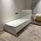 سرير خشب نفر واحد مقاس 90   190 سم جديد