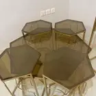 طاولة مع طاولات خدمة وطاولة استقبال للبيع