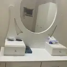 غرفة نوم تسريحة وتخت وخزانه وكومدينا 2