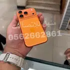 للبيع ايفون 17 برو 512 مستخدم نظيف برتقالي