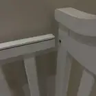 سرير بيبي خشب ابيض