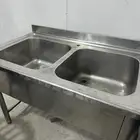 مجلئ حوضين استيل صافي حجم وسط
