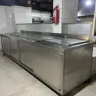 طاولة عرض وتخزين ستانل ستايل