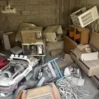 ثلاجة وغسالتين واحدة توماتيك واحدة عادي وقطع كنب