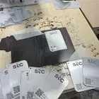 حفر ليزر على ألمنيوم لشركة stc