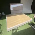 سرير جديد مع المرتبه وثنين الات رياضه