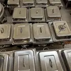 سخانات إستيل نظيف جدا  العدد 20 سخان بشموع مقاس صغير مربع