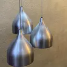 ثريا سقف فضي مطفي