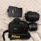 كاميرا نيكون 5100D مع عدستين و شاحن