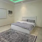 للإيجار شقة مفروشة ( ملحق ) غرفتين وصالة وسطح الحمدانية