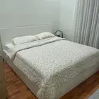 سرير ايكيا مع مرتبة و 4 ادراج