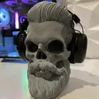 استاند سماعات على شكل جمجمه