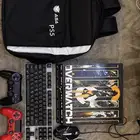 سوني 4 وملحقاته مع كيبورد مع شريط قراند و فيفا 22