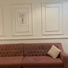كنب فاخر كبير مع ستارة   حالة ممتازة (قابل للتفاوض)