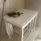 4طاولات خدمه بيضاء