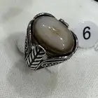 خاتم فضة عقيق عيار 925 بتصميم مميز