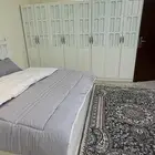 للإيجار ملحق شقة مفروشة حي الحمدانية غرفتين وصالة