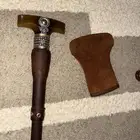 عصا راس وتر تلبيسه جلد طبيعي
