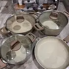 طقم قدور جرانيت جديد بكرتونه