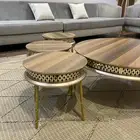 طاولات 4 صغيره ووحده كبيره خاليه من العيوب
