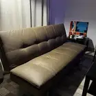 Sofa bed and fancy chair