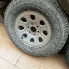 طقم جنوط وانيت مع الكفرات