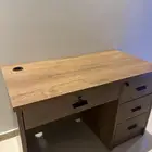 مكتب خشبي عملي بمقاس120x60x75 بالون الخشبي350ريال