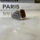 خاتم فضة 990 صياغة عارف