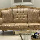 طفمين كنب كلاسيكي ممتاز مجلس رجال للبيع