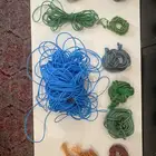 حبال ربط مجموعة قياسات مختلفة