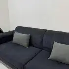 كنب رمادي 4 قطع