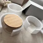 علب مكسرات زجاجية